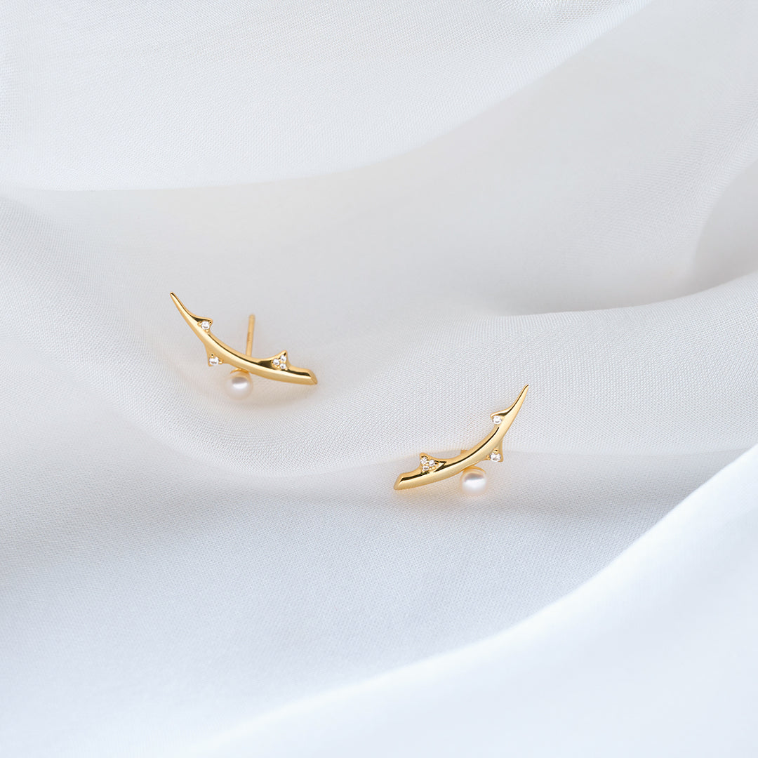 Top Grade Freshwater Pearl Earring WE00902 |ROSE