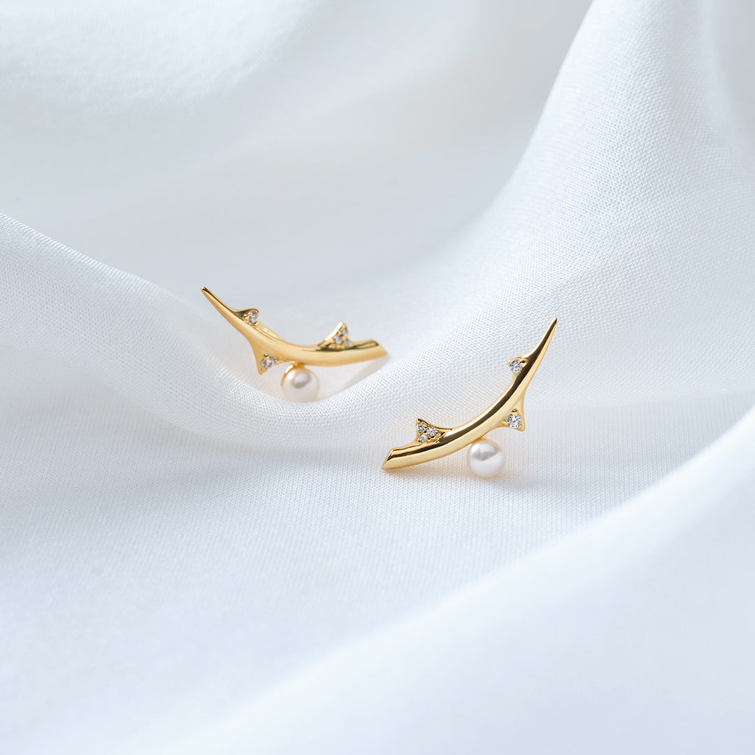 Top Grade Freshwater Pearl Earring WE00902 |ROSE