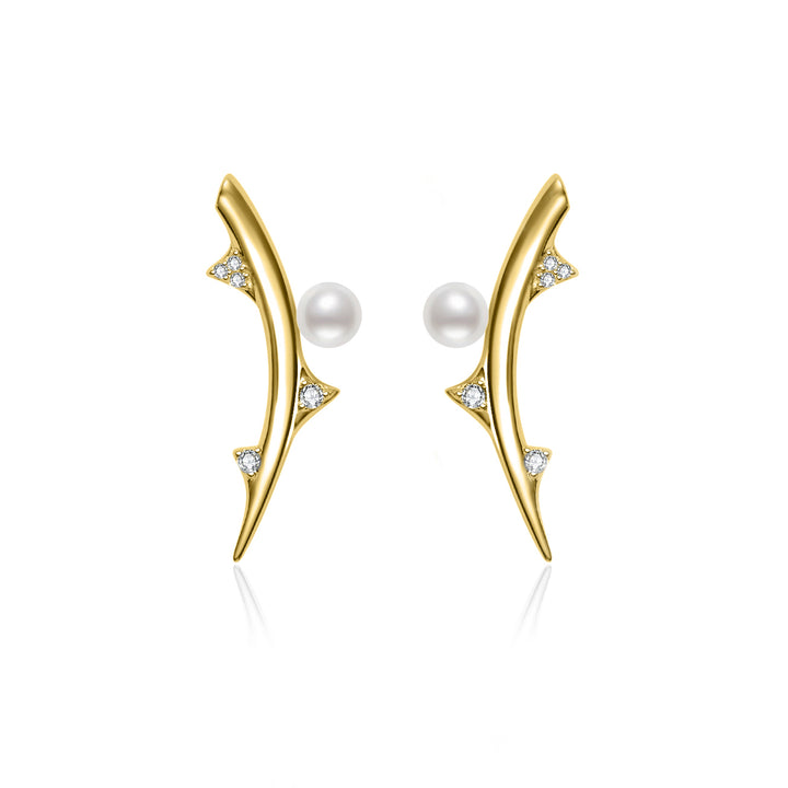 Top Grade Freshwater Pearl Earring WE00902 |ROSE