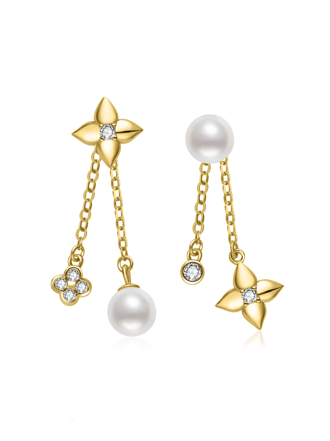 トップグレード淡水パールイヤリング WE00906 | BUBBLE