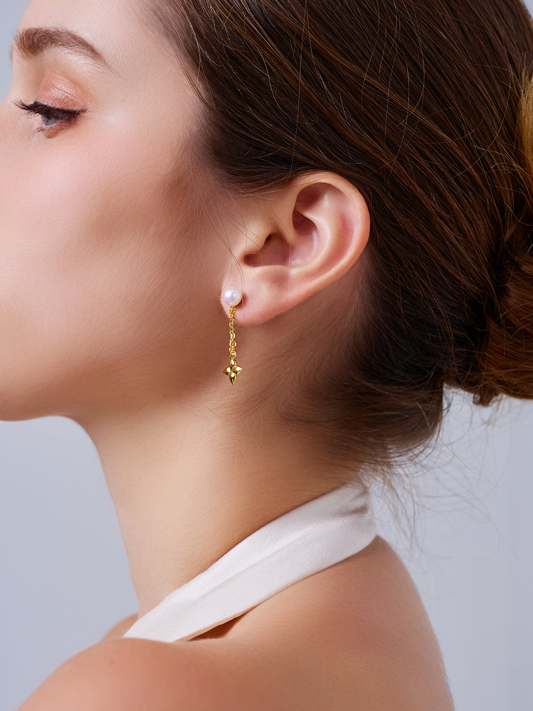 Boucles d'oreilles en perles d'eau douce de qualité supérieure WE00906 | BUBBLE