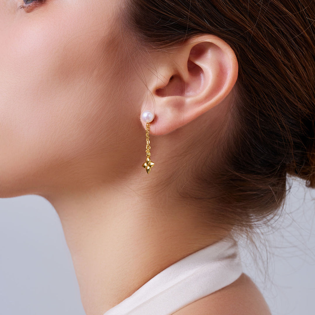 Top Grade Freshwater Pearl Earrings WE00906 | BUBBLE