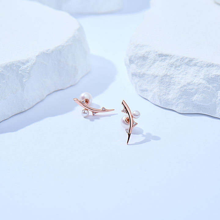Anting Mutiara Air Tawar Gred Atas WE00909 | MAWAR