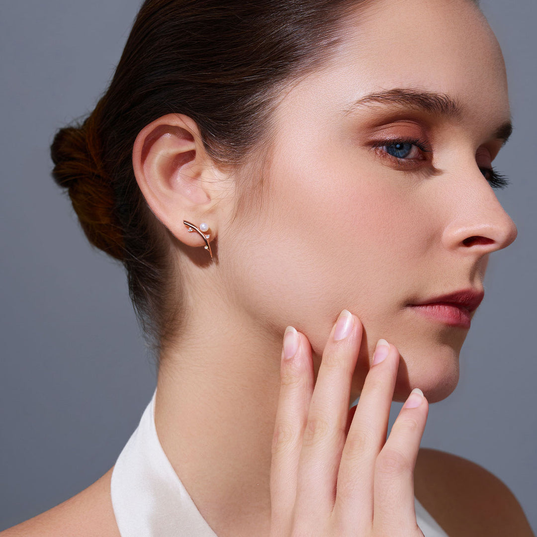 Anting Mutiara Air Tawar Gred Atas WE00909 | MAWAR