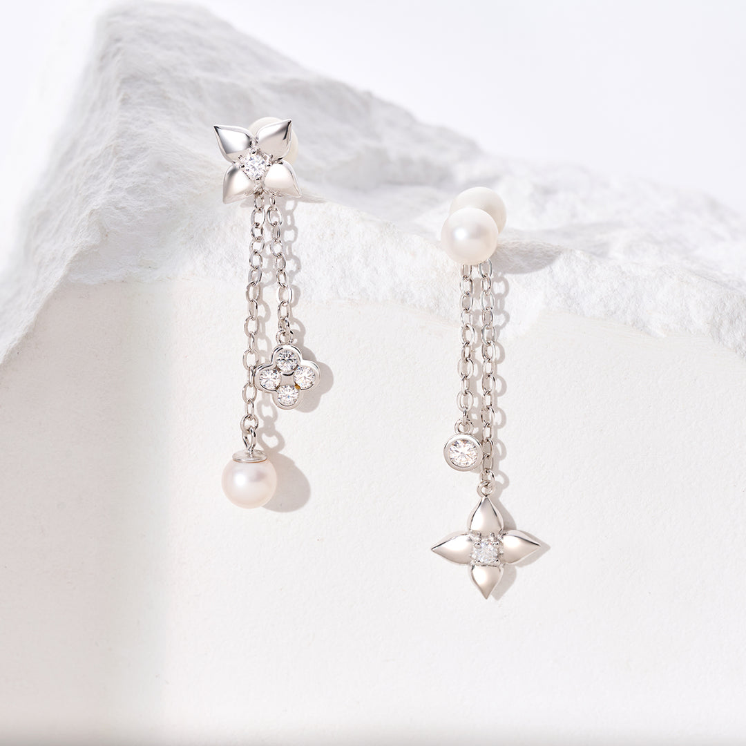 Top Grade Freshwater Pearl Earrings WE00916 | BUBBLE