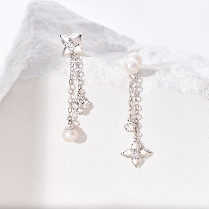 Top Grade Freshwater Pearl Earrings WE00916 | BUBBLE