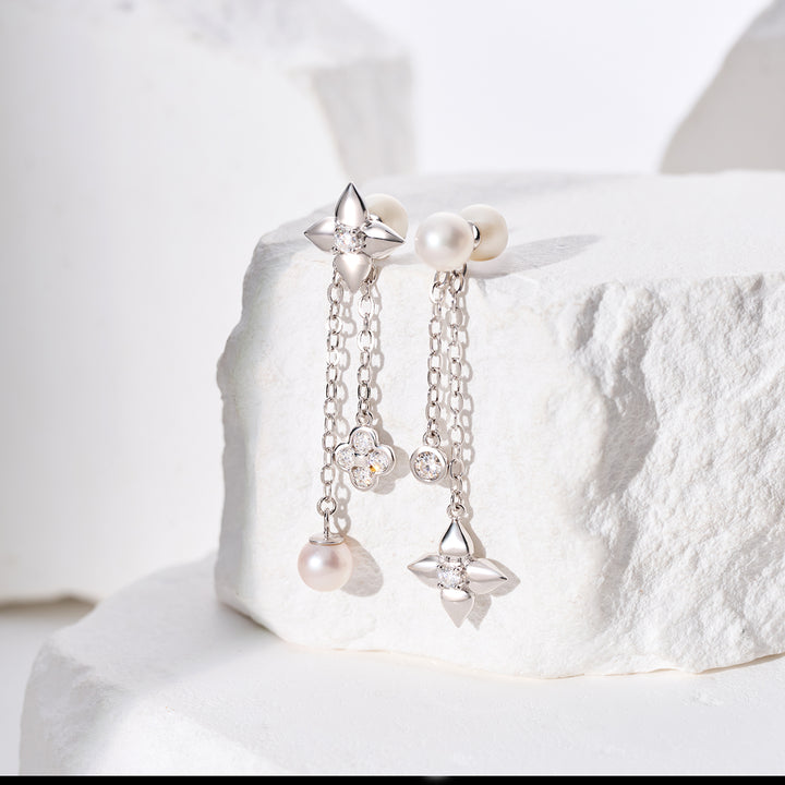 Top Grade Freshwater Pearl Earrings WE00916 | BUBBLE