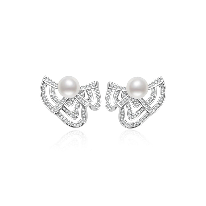 Top Grade Freshwater Pearl Earrings WE00920 - PEARLY LUSTRE