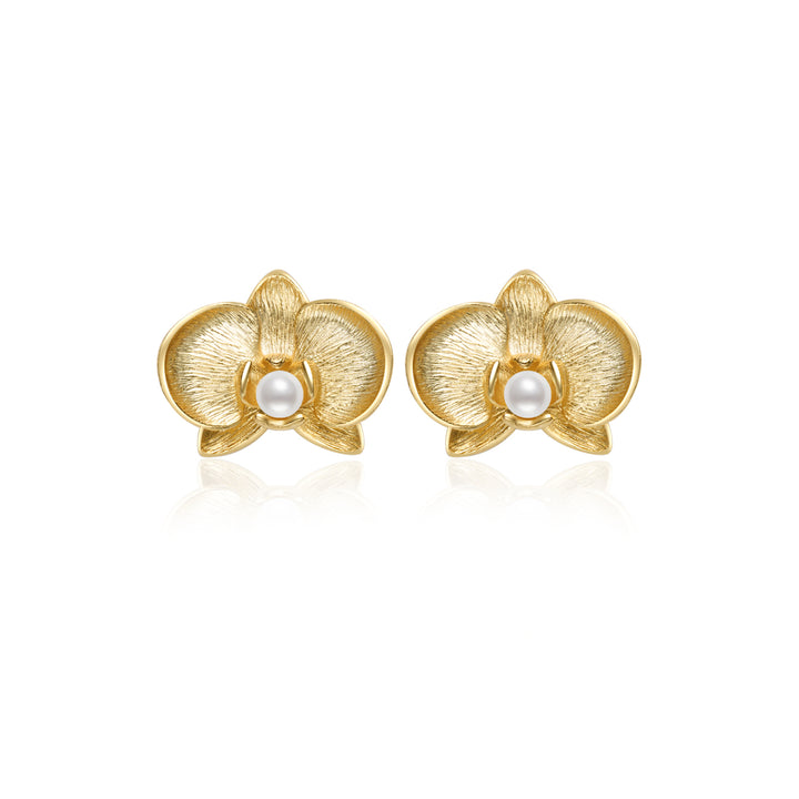 Anting Mutiara Air Tawar Gred Atas WE00925 | ORCHID
