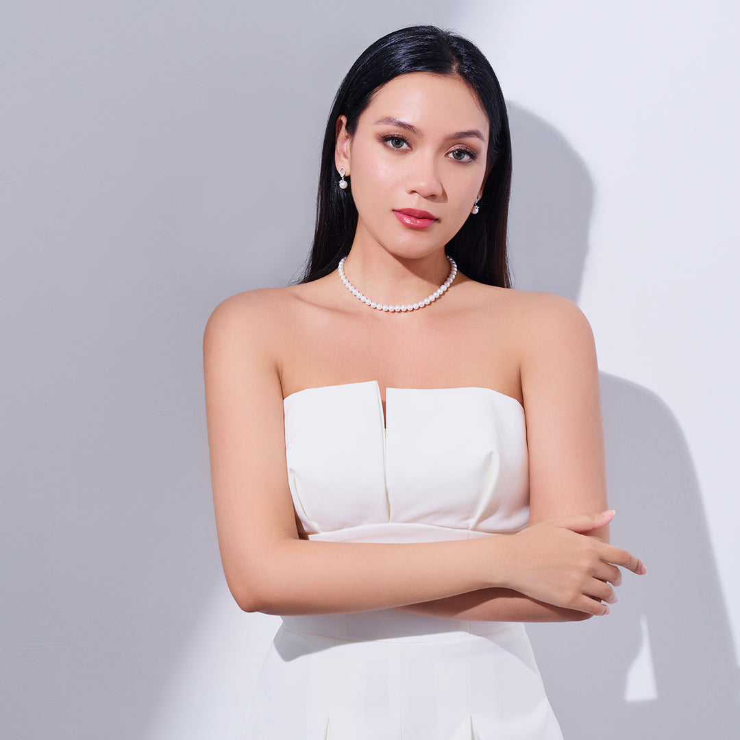 Top Grade Freshwater Pearl Earrings WE00928 | BEE-LIEVE