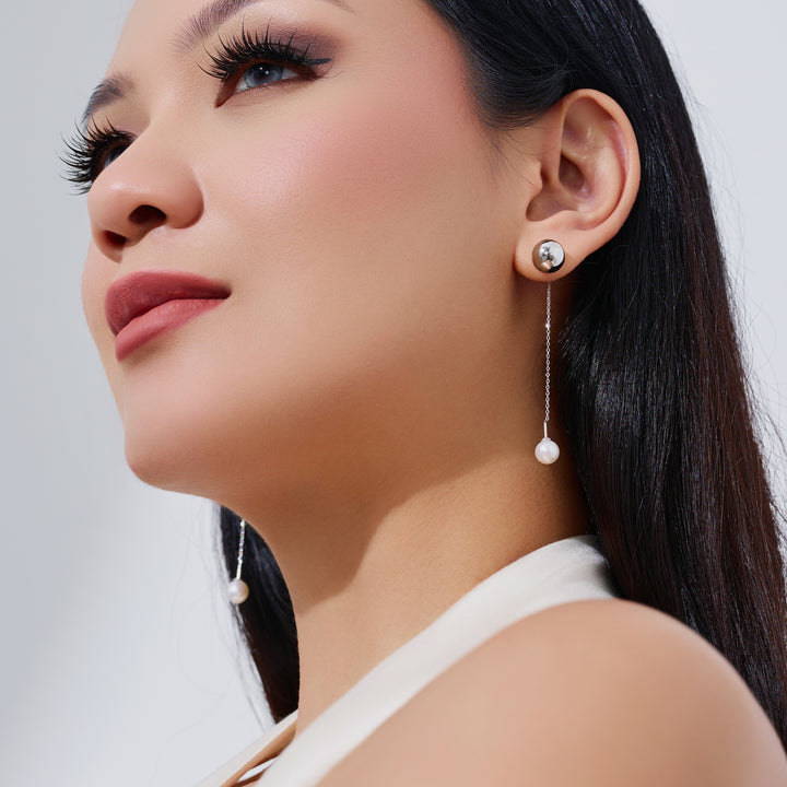 Top Grade Freshwater Pearl Earrings WE00930| BUBBLE - PEARLY LUSTRE