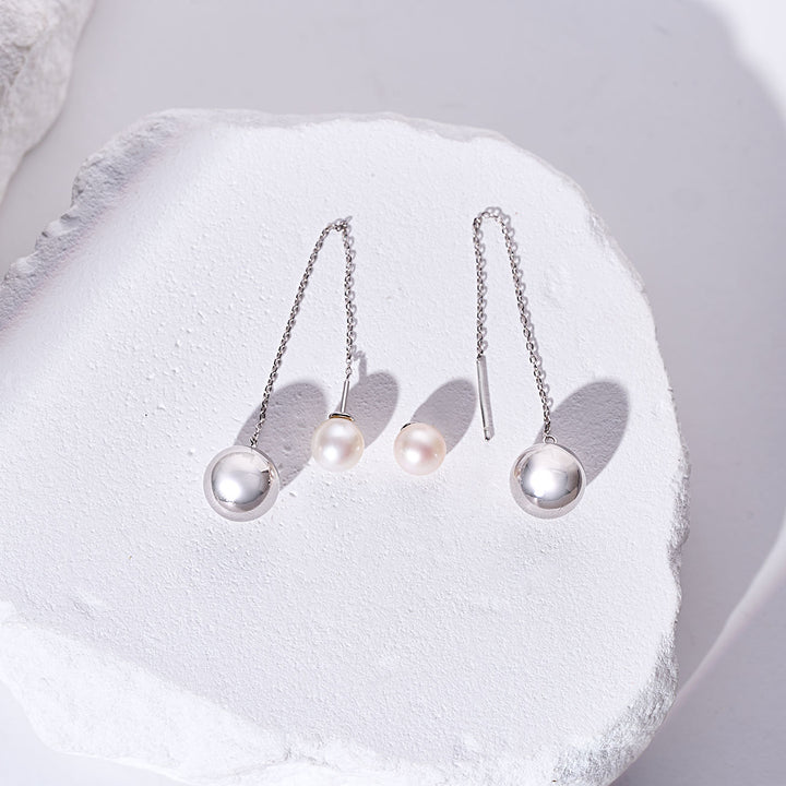 Top Grade Freshwater Pearl Earrings WE00930| BUBBLE - PEARLY LUSTRE