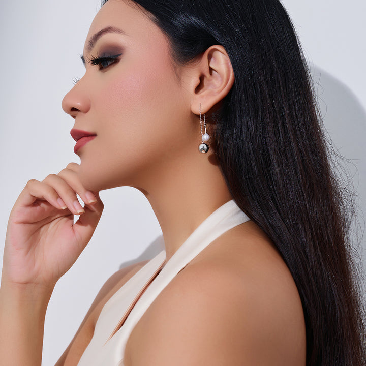 Top Grade Freshwater Pearl Earrings WE00930| BUBBLE - PEARLY LUSTRE