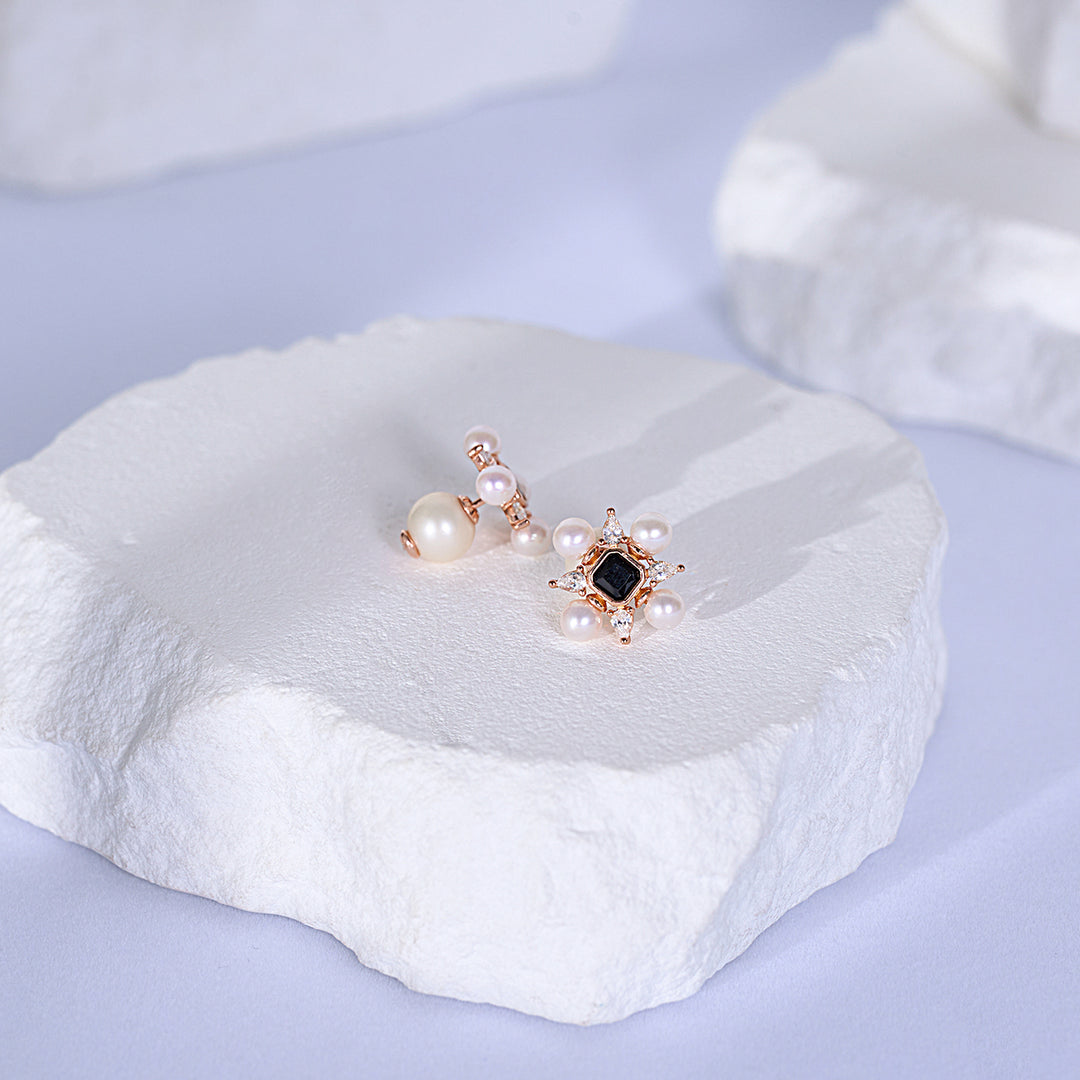 Top Grade Freshwater Pearl Earrings WE00934| | PERANAKAN