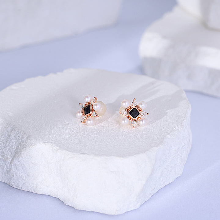 Top Grade Freshwater Pearl Earrings WE00934| | PERANAKAN