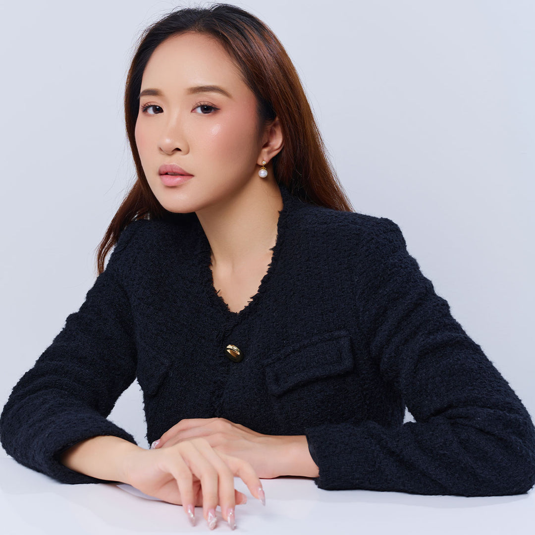 Top Grade Drop Shape Pearl Earrings WE00937 | BEE-LIEVE - PEARLY LUSTRE
