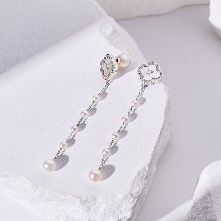 Top Grade Freshwater Pearl Earrings WE00939 | PERANAKAN