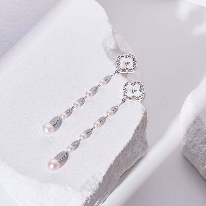 Top Grade Freshwater Pearl Earrings WE00939 | PERANAKAN