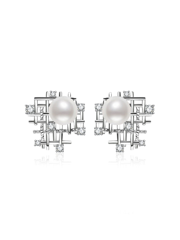 頂級淡水珍珠耳環 WE00942 | TWEED