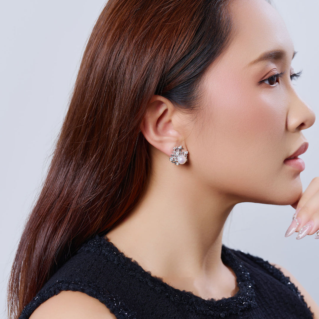 Top Grade Freshwater Pearl Earrings WE00942 | TWEED