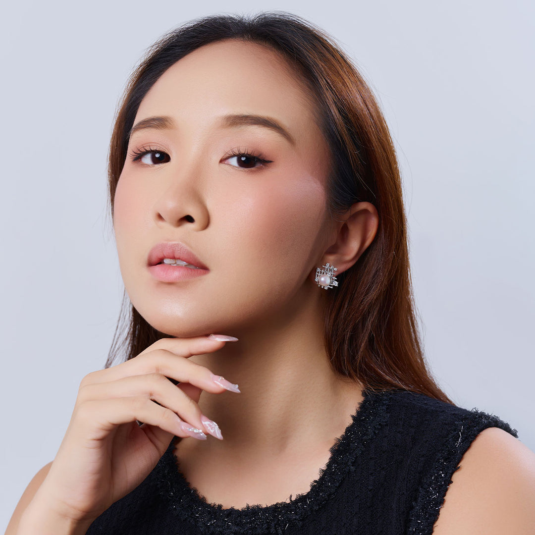 Top Grade Freshwater Pearl Earrings WE00942 | TWEED