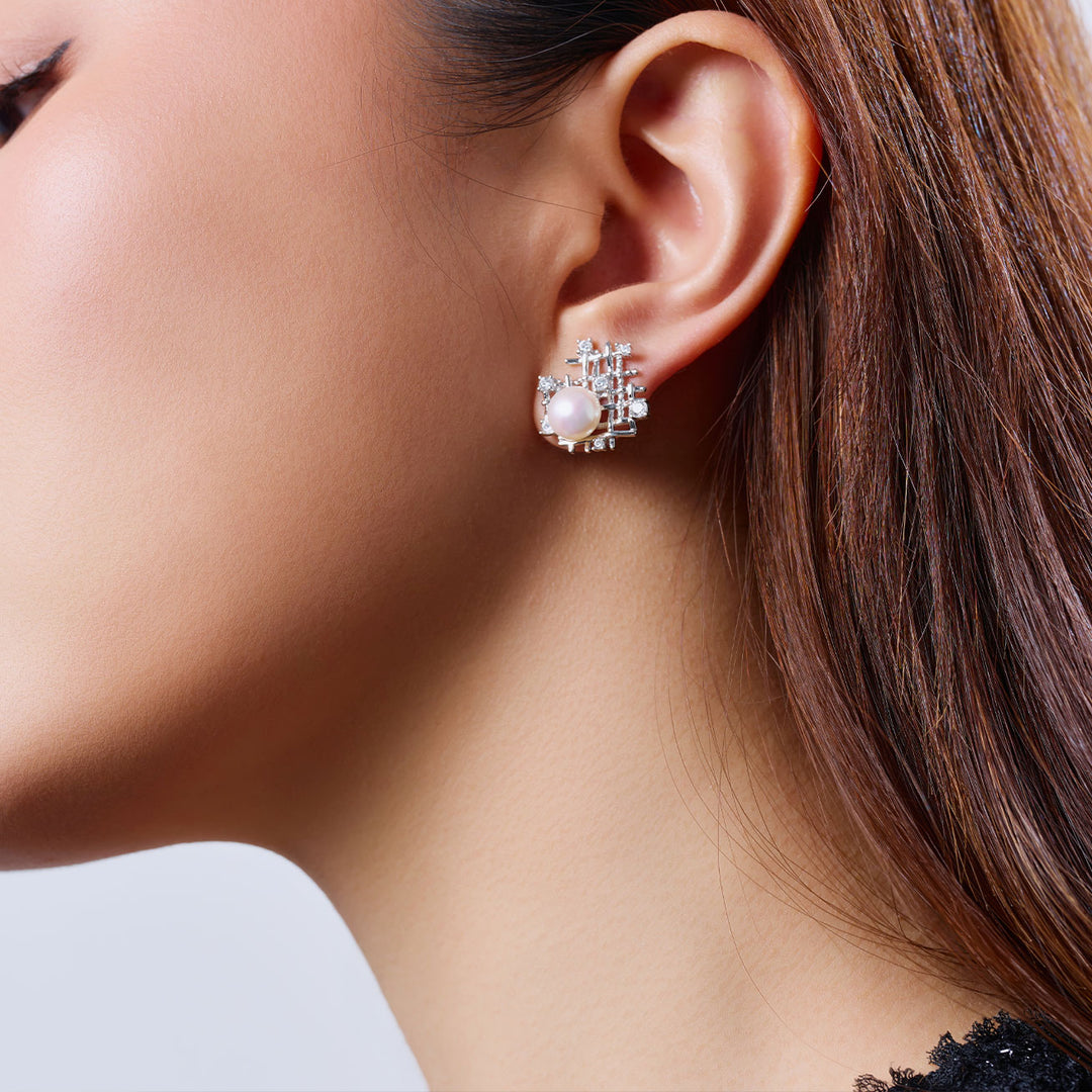 Top Grade Freshwater Pearl Earrings WE00942 | TWEED