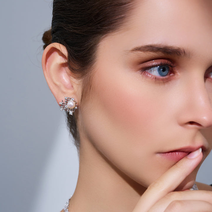 Top Grade Freshwater Pearl Earrings WE00942 | TWEED