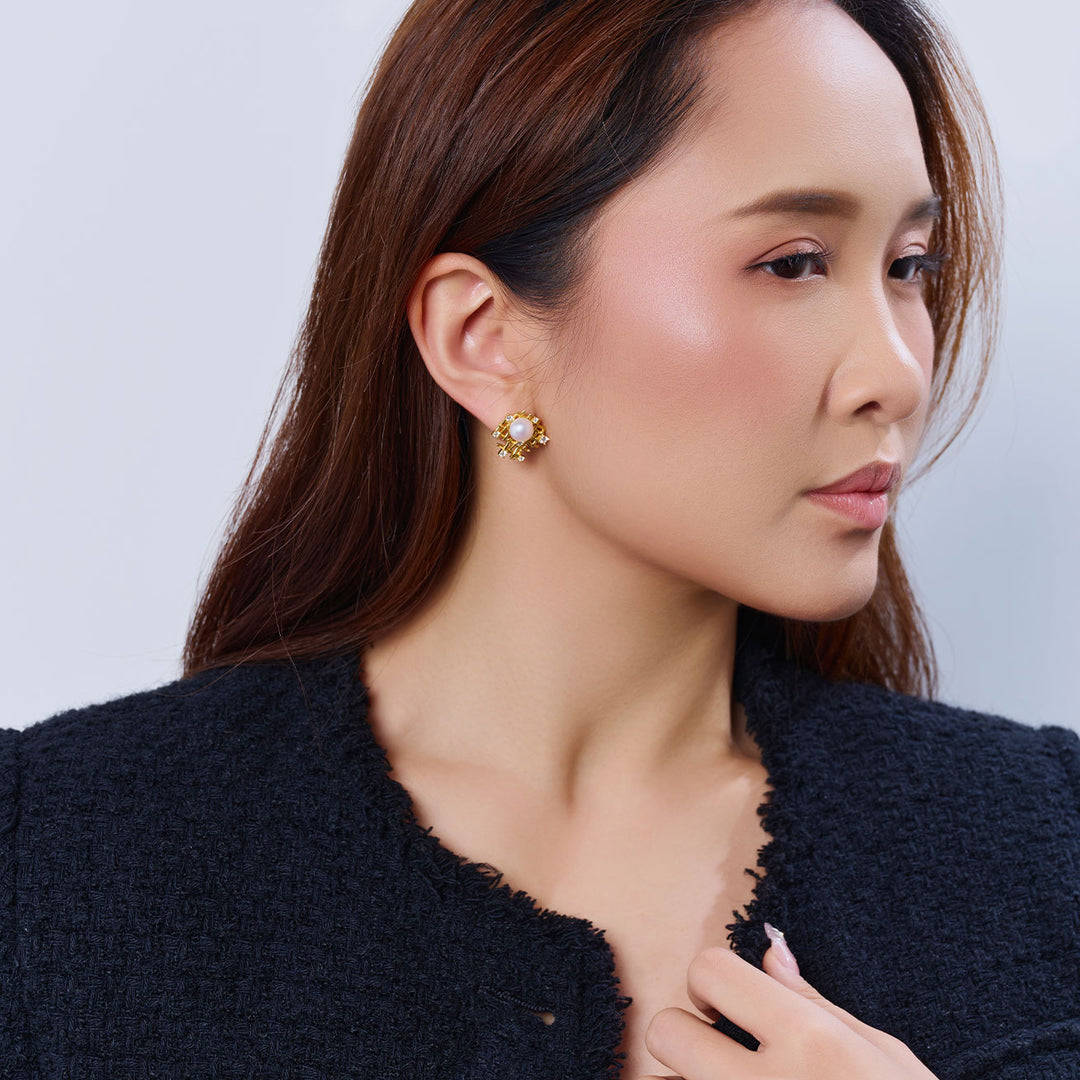 Top Grade Freshwater Pearl Earrings WE00943 | TWEED
