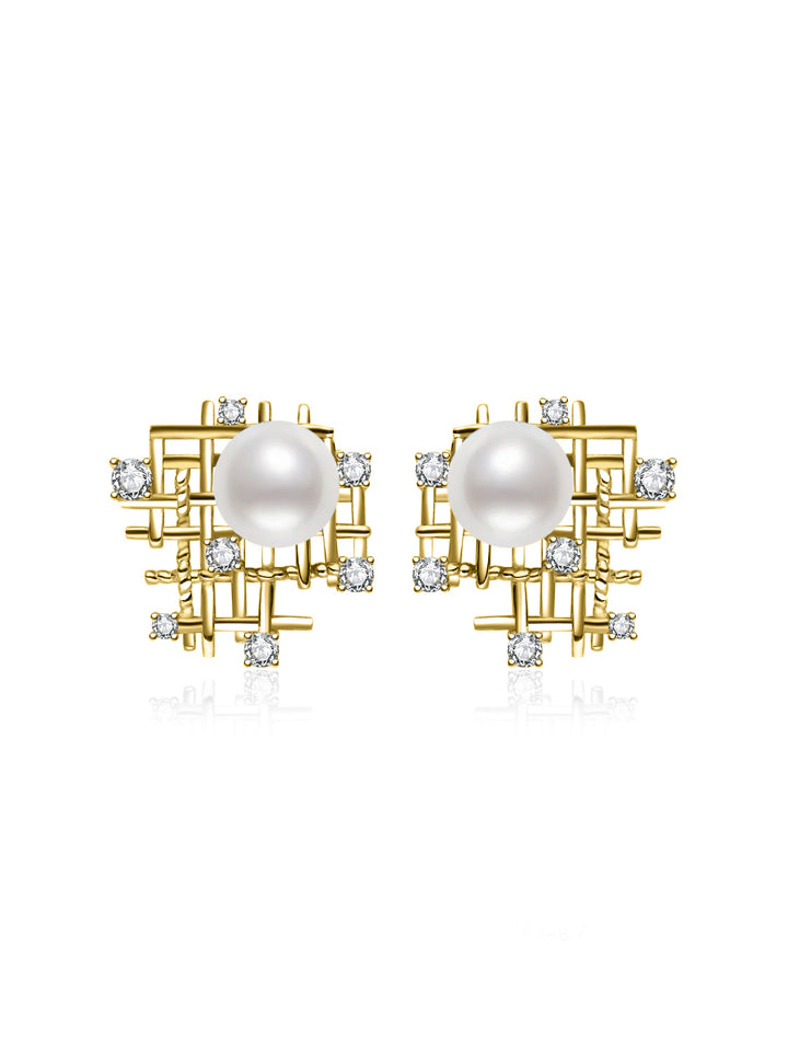 頂級淡水珍珠耳環 WE00943 | TWEED