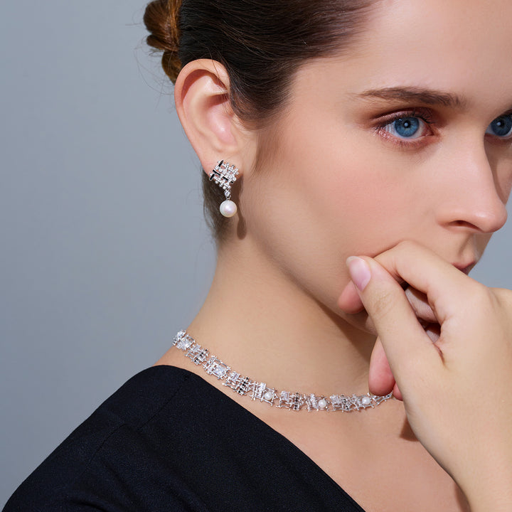 Top Grade Freshwater Pearl Earrings WE00948 | TWEED