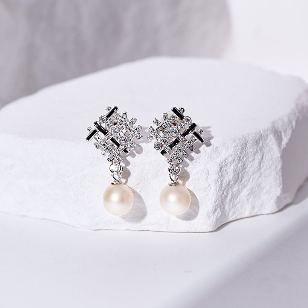 Top Grade Freshwater Pearl Earrings WE00948 | TWEED