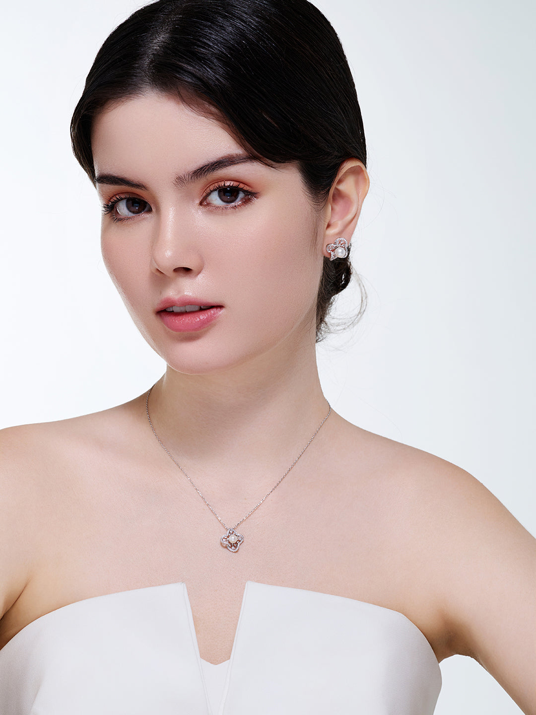 Top Grade Freshwater Pearl Earrings WE00949 | PERANAKAN