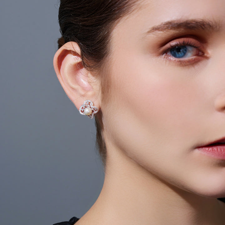 Top Grade Freshwater Pearl Earrings WE00949 | PERANAKAN