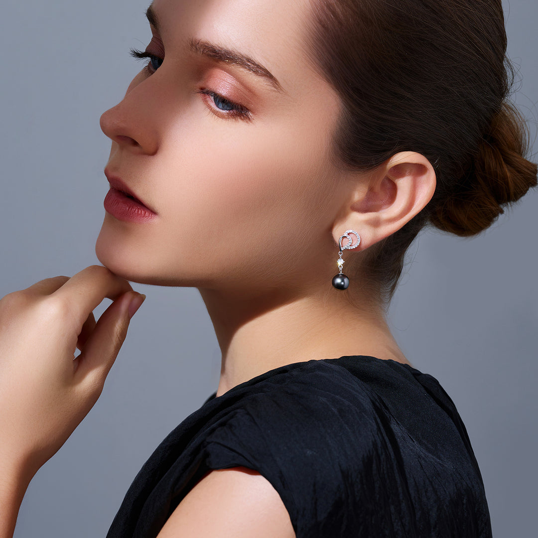 Tahitian Pearl Earrings WE00950 | LOVE