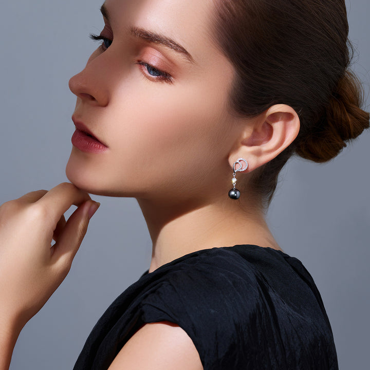 Tahitian Pearl Earrings WE00950 | LOVE