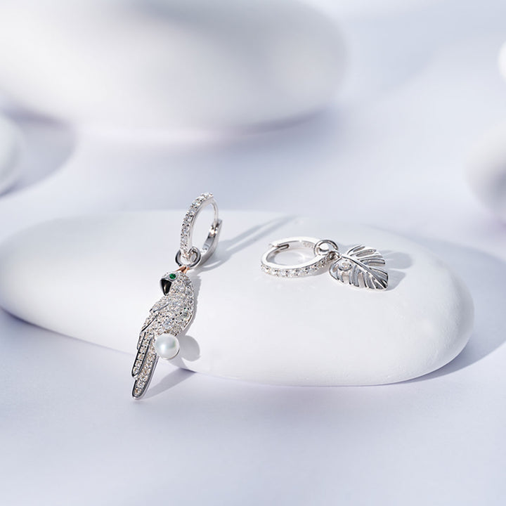 Pendientes de perlas de agua dulce de primera calidad WE00952 | SAFARI