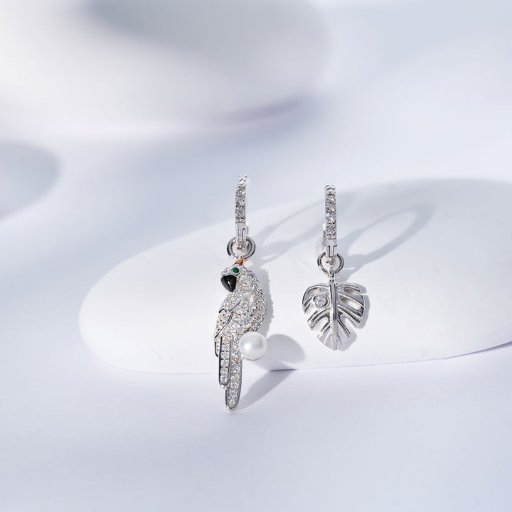 Pendientes de perlas de agua dulce de primera calidad WE00952 | SAFARI