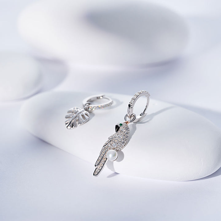 Pendientes de perlas de agua dulce de primera calidad WE00952 | SAFARI