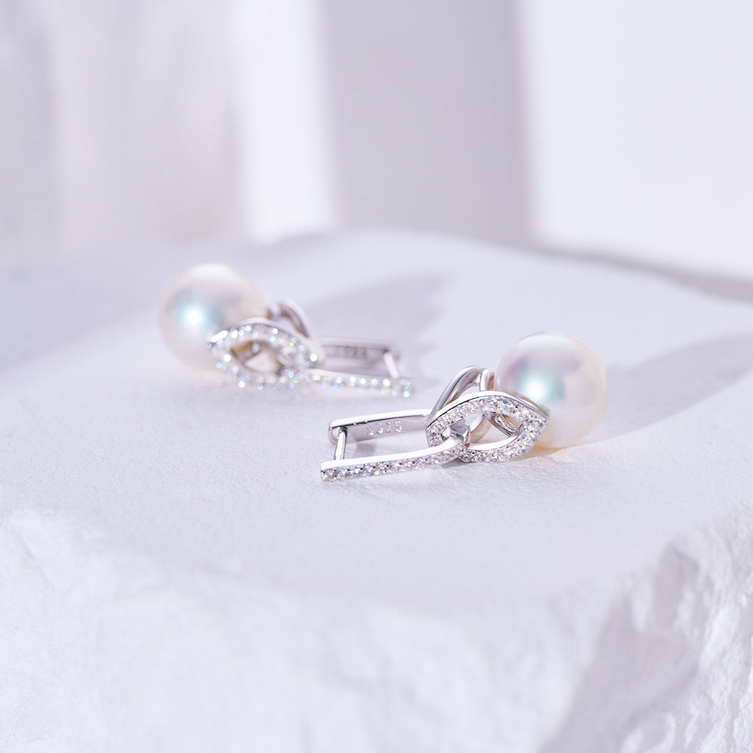 Top Lustre Edison Pearl Earrings WE00953 - PEARLY LUSTRE