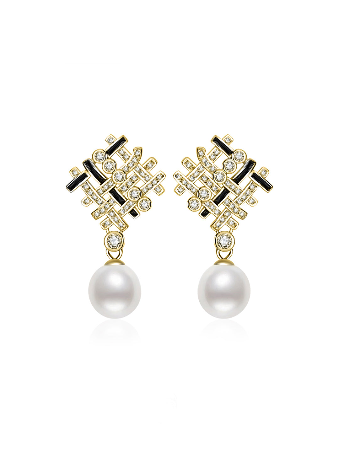 Anting Mutiara Air Tawar Gred Atas WE00957 | TWEED