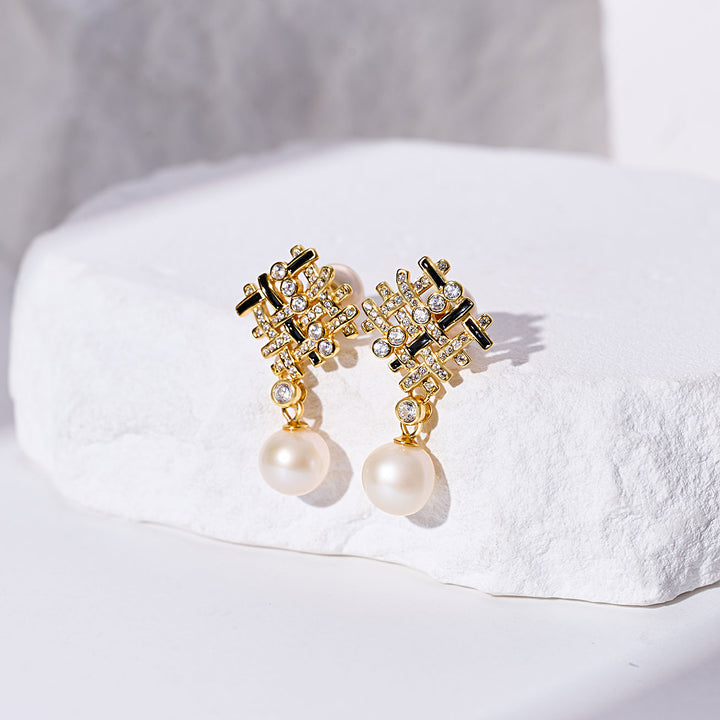 Top Grade Freshwater Pearl Earrings WE00957 | TWEED