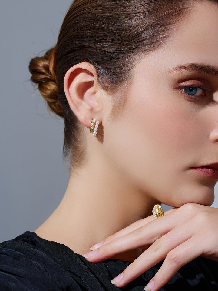 Anting Mutiara Air Tawar Gred Atas WE00960 | AIR TERJUN