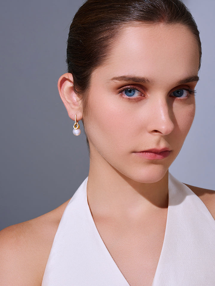 Pendientes Top Lustre Edison Pearl WE00962