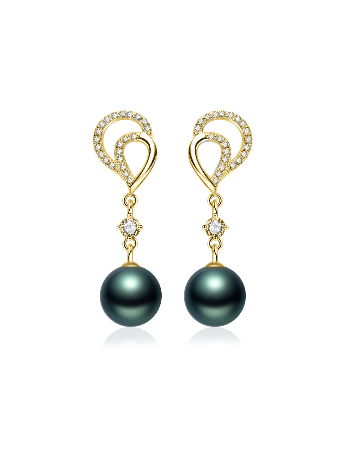 Tahitian Pearl Earrings WE00964 | LOVE
