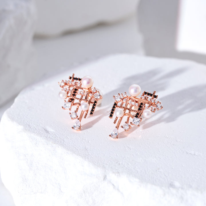 Top Grade Freshwater Pearl Earrings WE00966 | TWEED