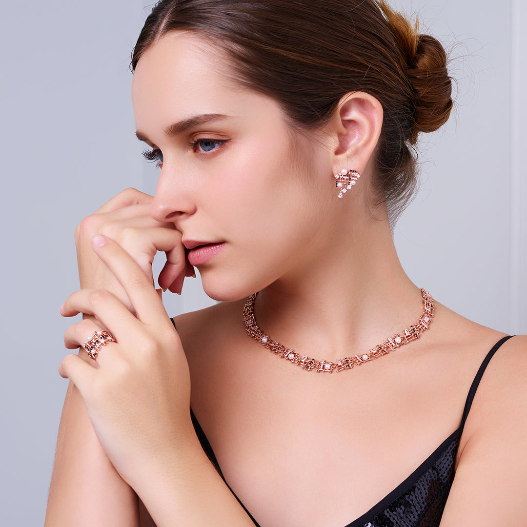 Bague en perle d'eau douce de qualité supérieure WR00386 | TWEED