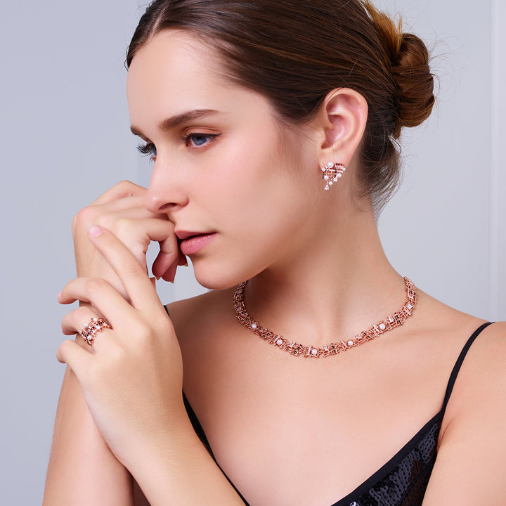 Bague en perle d'eau douce de qualité supérieure WR00386 | TWEED