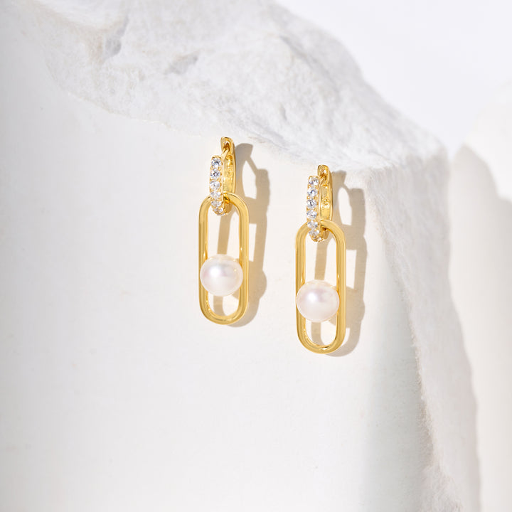 Freshwater Pearl Earrings WE00967 | CONNECT - PEARLY LUSTRE