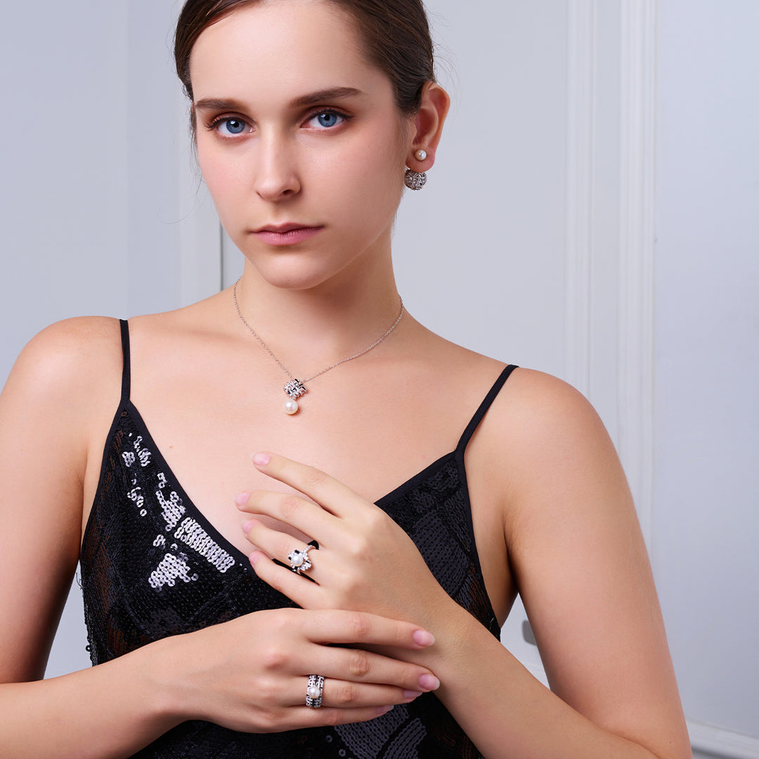 최고급 담수 진주 반지 WR00381 | TWEED