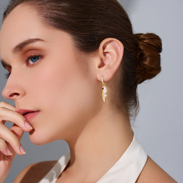Boucles d'oreilles en perles d'eau douce de première qualité WE00971 | SAFARI